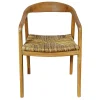 Teak Holzstuhl mit Armlehnen - Donabello
