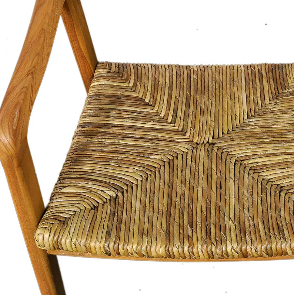 Teak Holzstuhl mit Armlehnen - Donabello