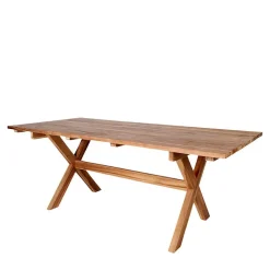 Teak Recyclingholz Esstisch & Stühle - Placer (siebenteilig)