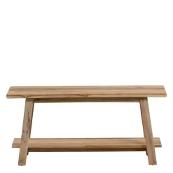 Teakholz Bank mit Ablageboden - Romitella