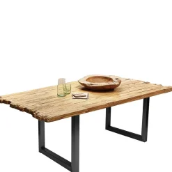 Teakholz Esstisch aus rustikalem Recyclingholz - Aranon