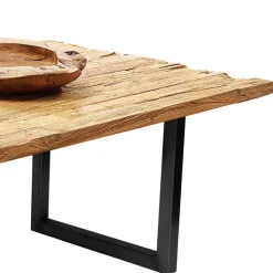 Teakholz Esstisch aus rustikalem Recyclingholz - Aranon