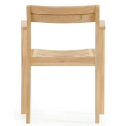 Teakholz Gartenstühle naturbelassen - Ginhopa (6er Set)