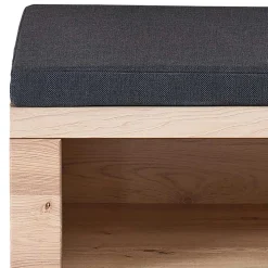 Teilmassive Schuhbank mit zwei Fächern - Latenda