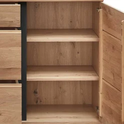 Teilmassives Sideboard in modernem Design - Mattadore