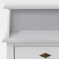 Telefonschrank Satumare in Weiß