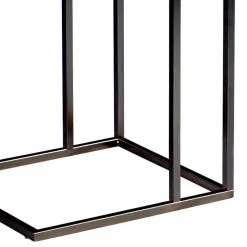 Telefontisch in Sonoma Eiche Nachbildung Paragoma & Metall Schwarz