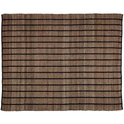 Teppich aus Jute und Baumwolle in Natur - Ruvania