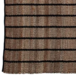 Teppich aus Jute und Baumwolle in Natur - Ruvania