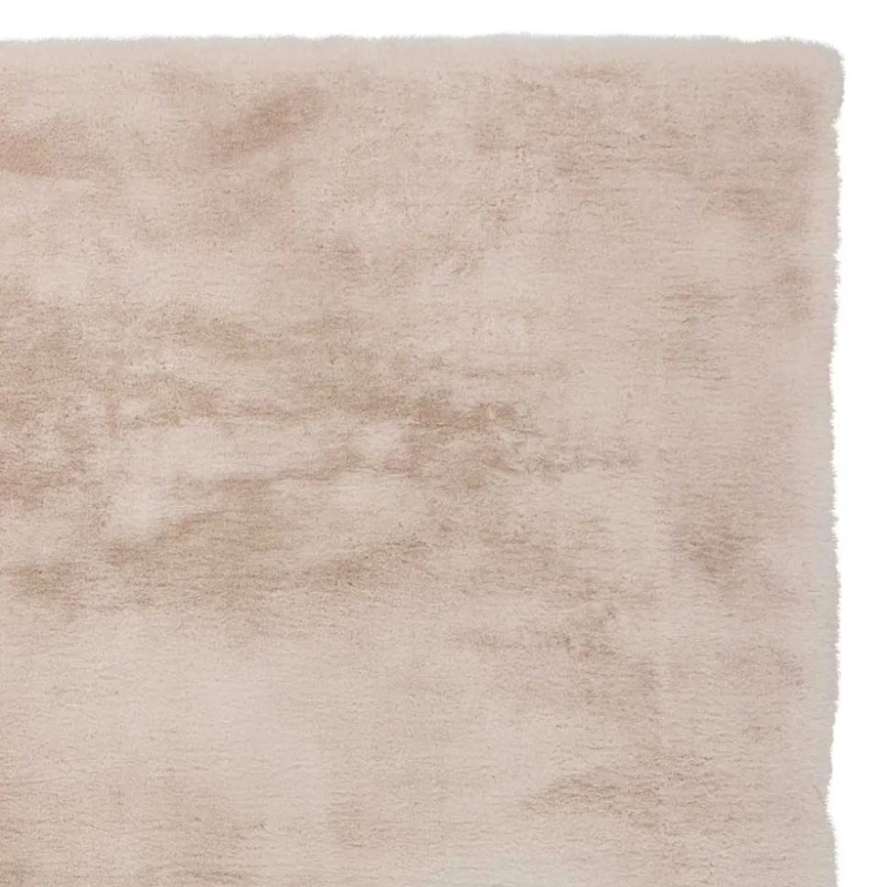 Teppich aus weichem Kunstfell in Creme - Yukons