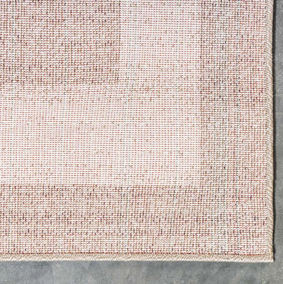 Teppich in Beige Braun Kurzflor - Osiko