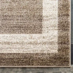 Teppich in Beige Braun Kurzflor - Osiko