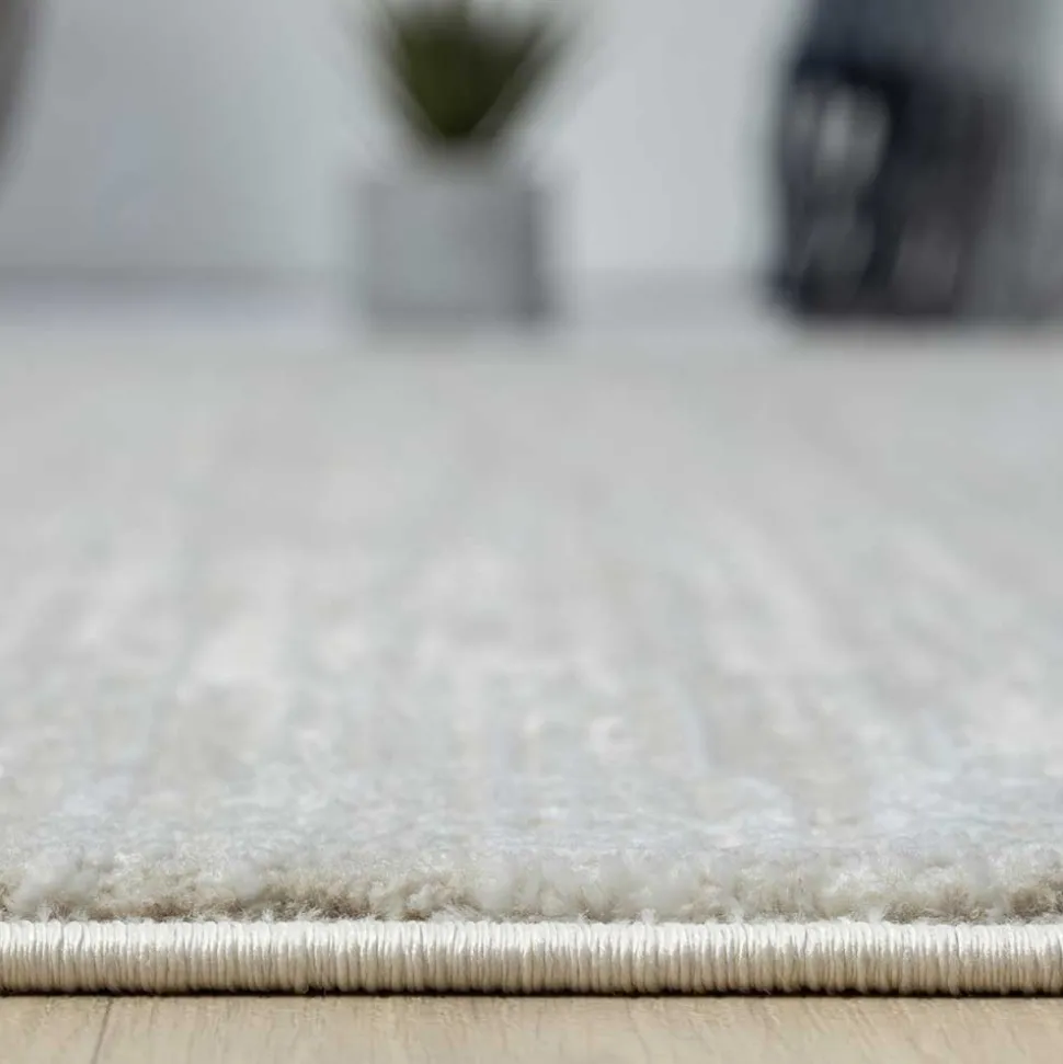 Teppich in Creme & Beige - dezent gemustert - Rondma