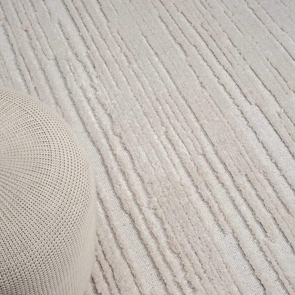 Teppich in Creme mit Kurzflor - Brayan