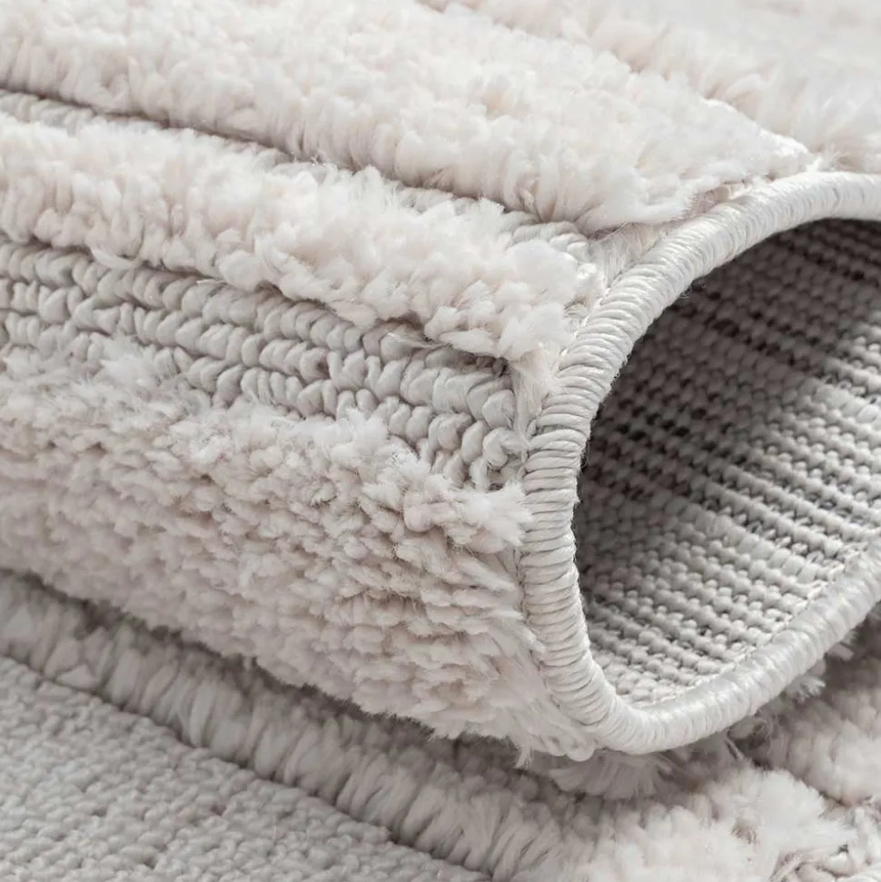 Teppich in Creme mit Kurzflor - Brayan