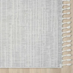 Teppich in Creme mit Kurzflor - Brayan