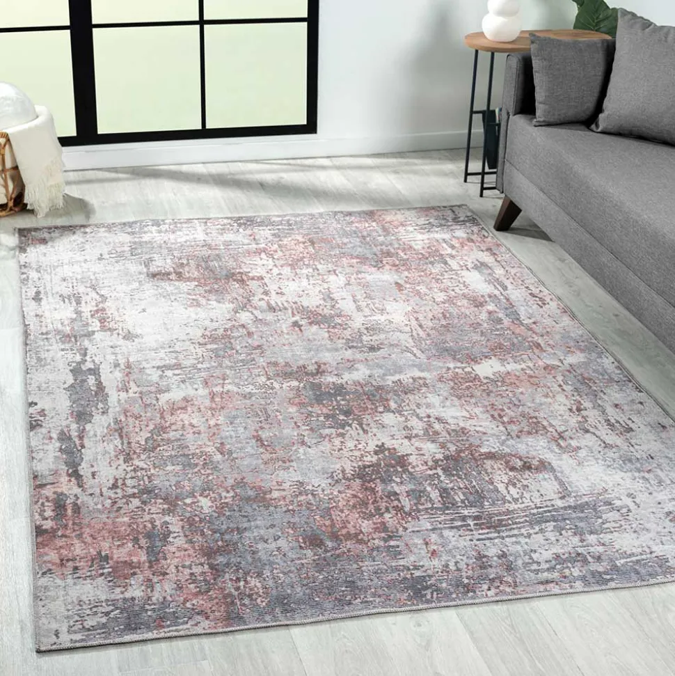 Teppich in Creme und Terracotta - Caruna