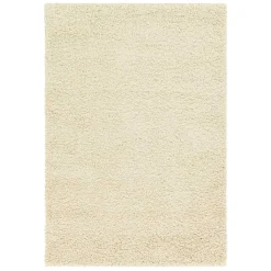 Teppich in Cremeweiß Hochflor - Ranica