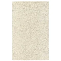 Teppich in Cremeweiß Hochflor - Ranica