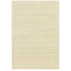 Teppich in Cremeweiß Hochflor - Ranica