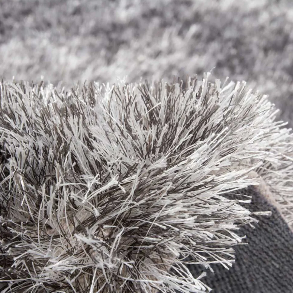 Teppich in Grau mit hohem Flor - Dagello