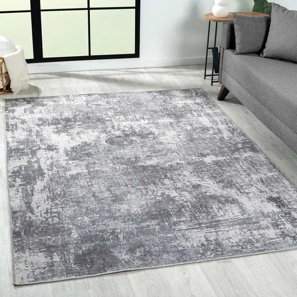 Teppich in Hellgrau und Blaugrau - Salamanca