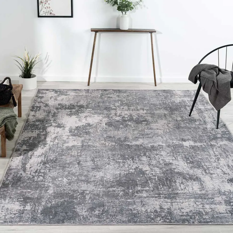 Teppich in Hellgrau und Blaugrau - Salamanca