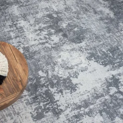 Teppich in Hellgrau und Blaugrau - Salamanca