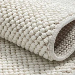 Teppich in Hoch-Tief-Optik mit Fransen - Kilazo