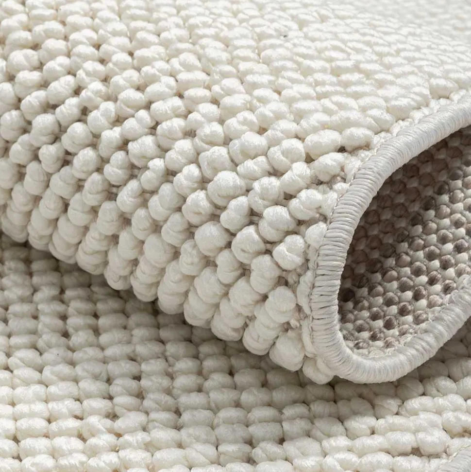 Teppich in Hoch-Tief-Optik mit Fransen - Kilazo