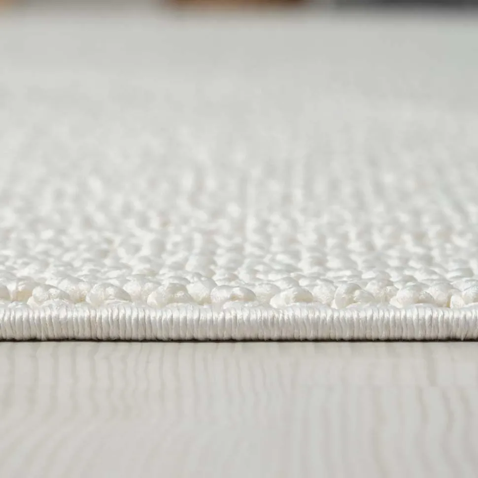 Teppich in Hoch-Tief-Optik mit Fransen - Kilazo