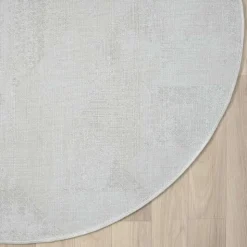 Teppich in Rund - Creme und Beige - Anita