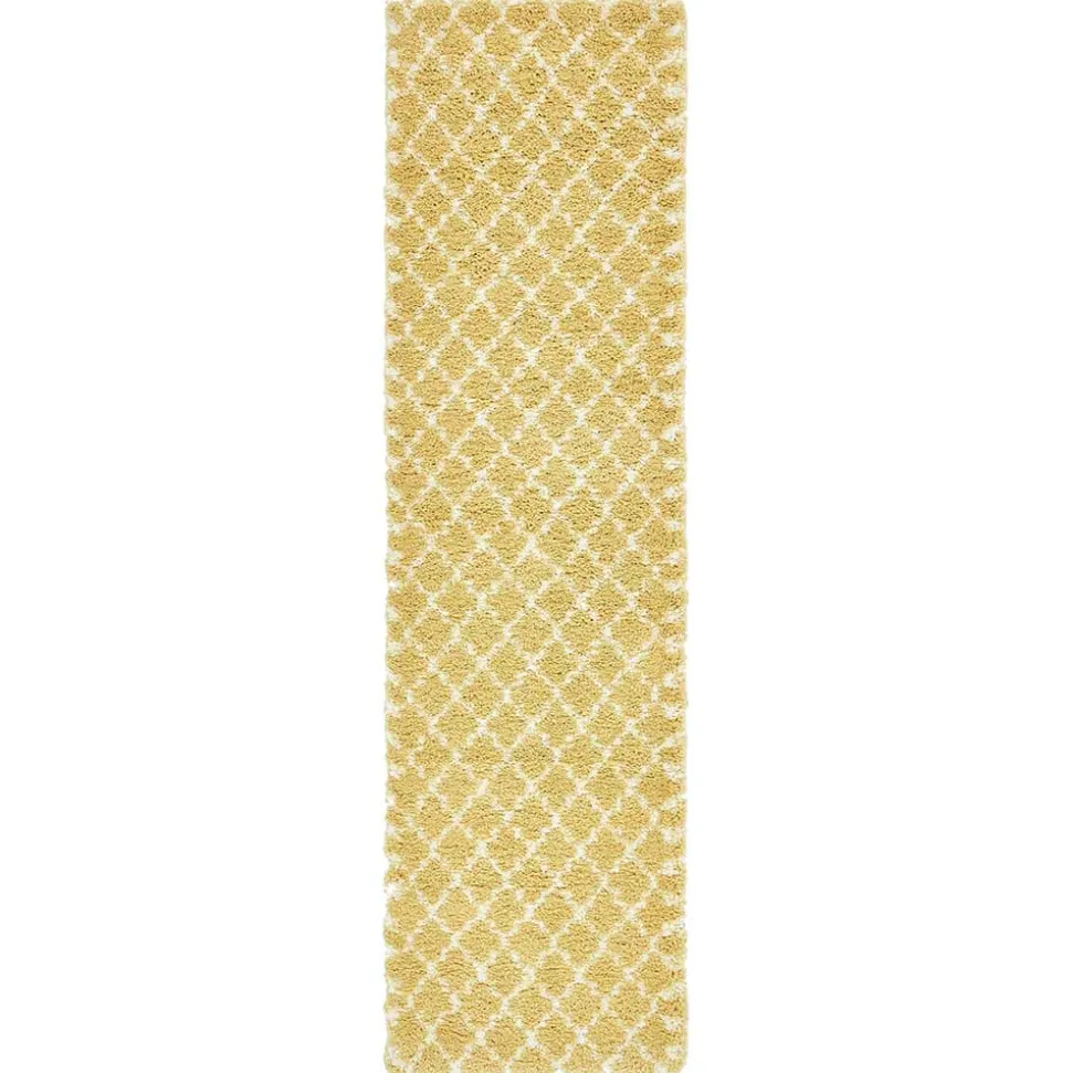 Teppich Läufer gemustert im Kacheldesign - Arelas