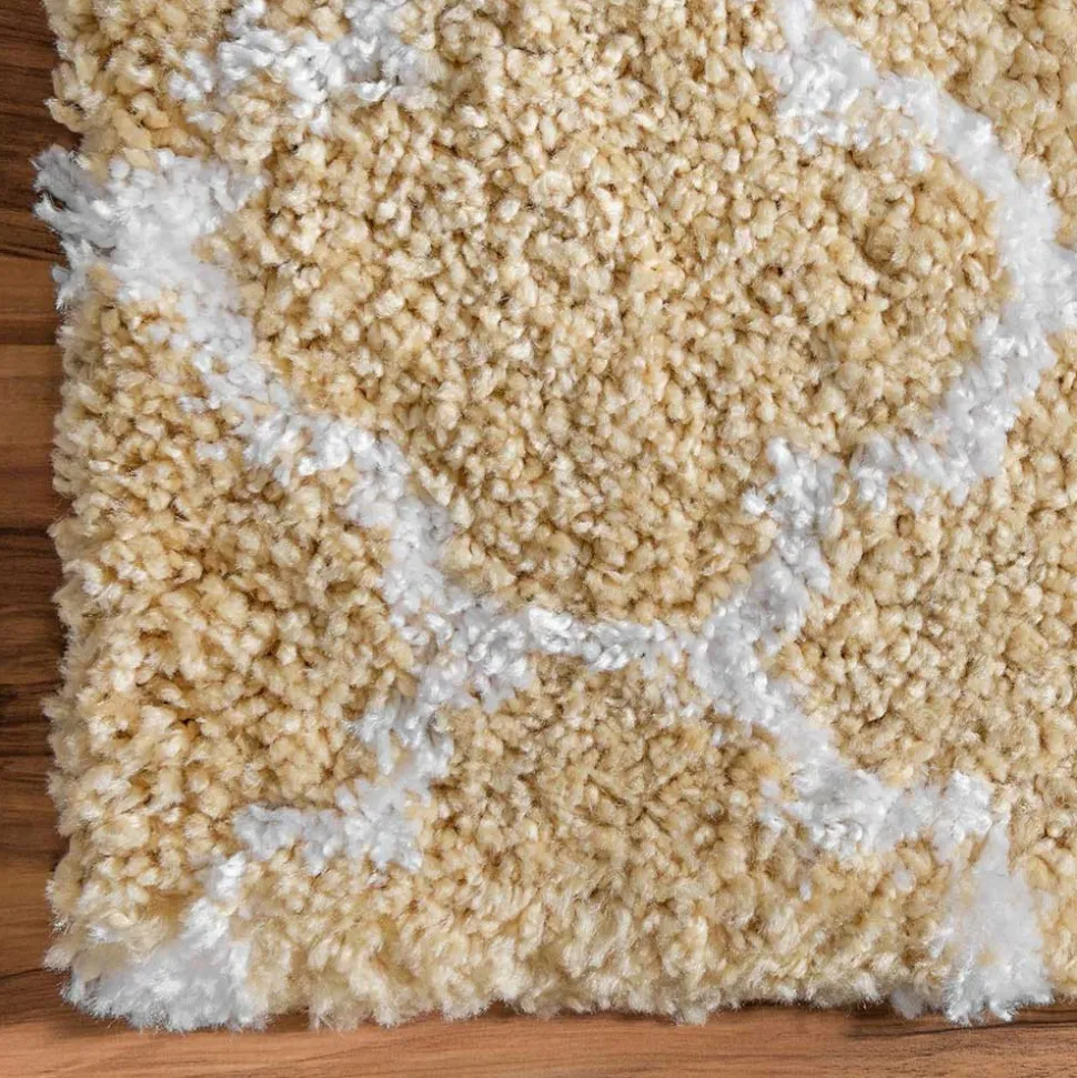 Teppich Läufer gemustert im Kacheldesign - Arelas