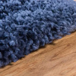 Teppich Läufer im Ethno Design in Blau - Avior