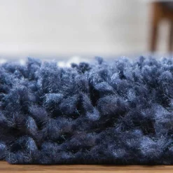 Teppich Läufer im Ethno Design in Blau - Avior