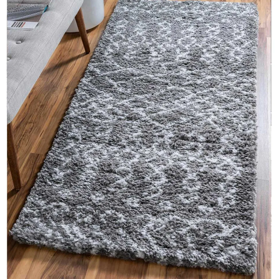 Teppich Läufer mit abstraktem Muster - Hochflor - Cazryn