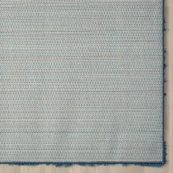 Teppich mit Hochflor in Dunkelblau - Pipev