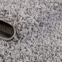 Teppich mit Hochflor in Hellgrau - Sirias