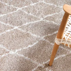 Teppich mit hohem Flor - 150 cm rund - Alli