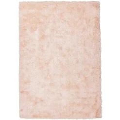 Teppich mit langem Flor in Rosa - Elani