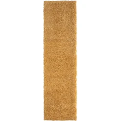 Teppich oder Läufer in Gold Gelb - Crocinol