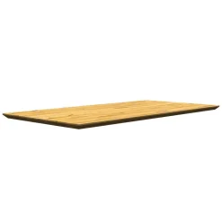 Tisch mit Eichenplatte Schweizer Kante - Blacer