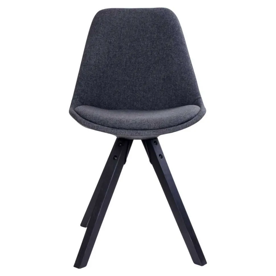 Tisch mit X-Füßen & Stühle - Morescan (fünfteilig)