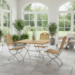 Tischgruppe Classimo für Garten (fünfteilig)