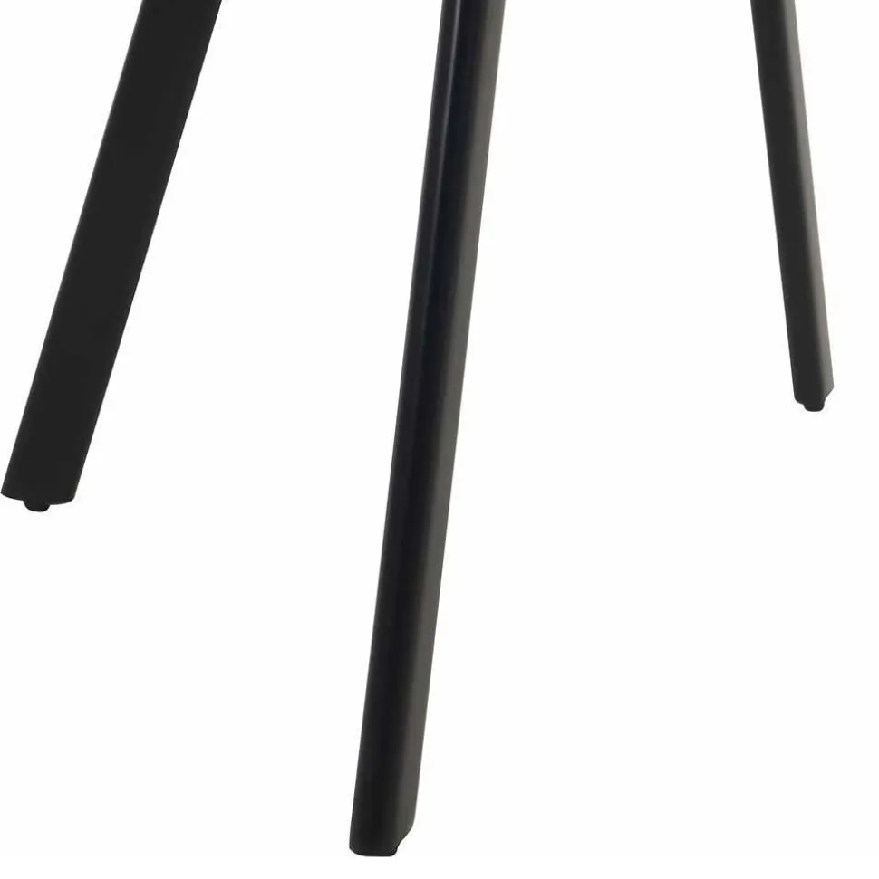 Tischgruppe in Braun mit Schwarz - Bruce (fünfteilig)