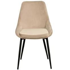 Tischgruppe in Schwarz & Beige - Orgevia (siebenteilig)