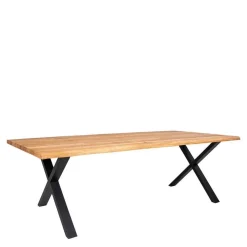 Tischgruppe mit acht Stühlen Set - Anglesio (neunteilig)