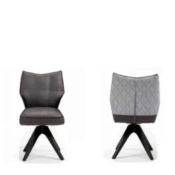 Tischgruppe mit Drehstühlen Set - Niam (siebenteilig)