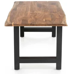 Tischgruppe mit vier roten Stühlen - Syrec (fünfteilig)